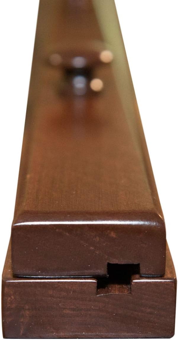 RRD Quilt Hanger for Wall for Display (42") Amish Made Wooden Quilt Rack Wall Mount - Rustic