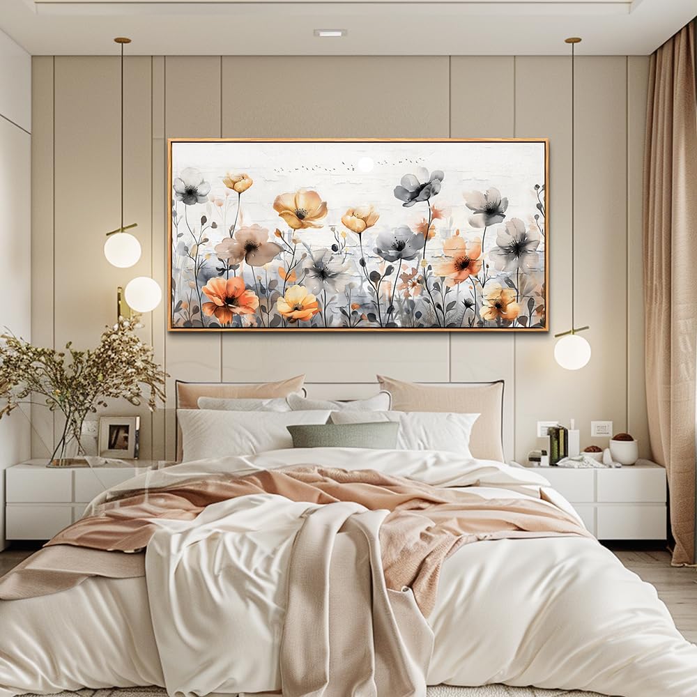 ZUITINGHUA Wood Framed Canvas Wall Art For Living Room Large Wall Decor For Office Bedroom