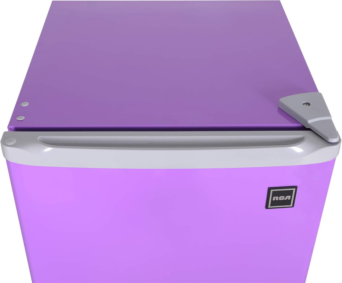 RCA RFR321-PURPLE 3.2 Cu Ft Compact Fridge, Mini Refrigerator, Purple