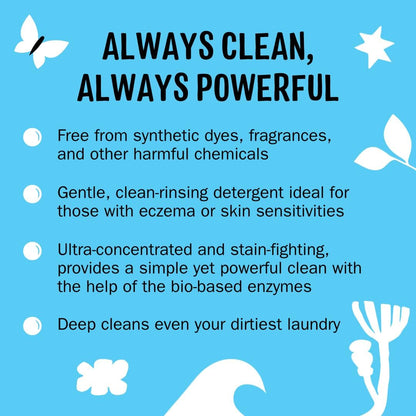 Molly's Suds Liquid Laundry Detergent | Clean Laundry Detergent Soap for Sensitive Skin | 2x