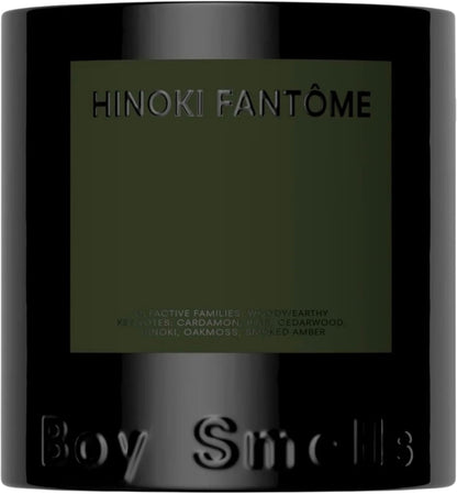 Hinoki Fantôme Scented Candles for Men and Women - 8.5 oz - Soy, Coconut Wax Candle Blend