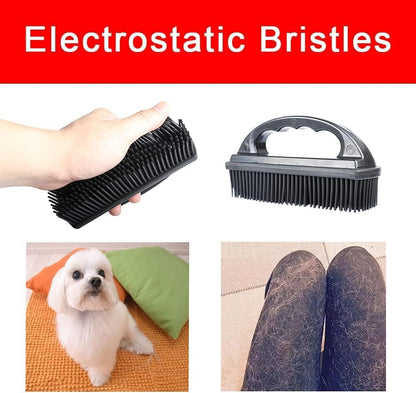 Rubber Pet Hair Removal Brush Lint & Hair Removal Cat Dog Hair Remover Brush Pet Hair Removal Tool