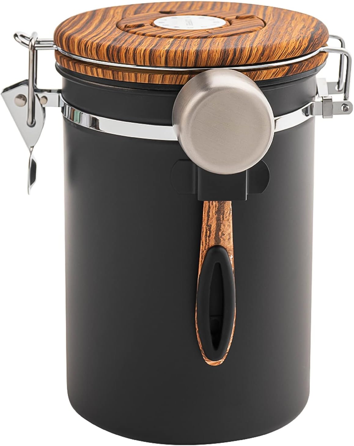 TEDSWAIT Coffee Canisters Airtight Coffee Bean Storage Container Kitchen Stainless Steel Food