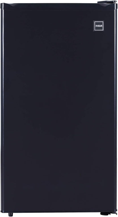 RCA RFR321-B-Black-COM RFR321 Single Mini Refrigerator-Freezer Compartment-Adjustable Thermostat