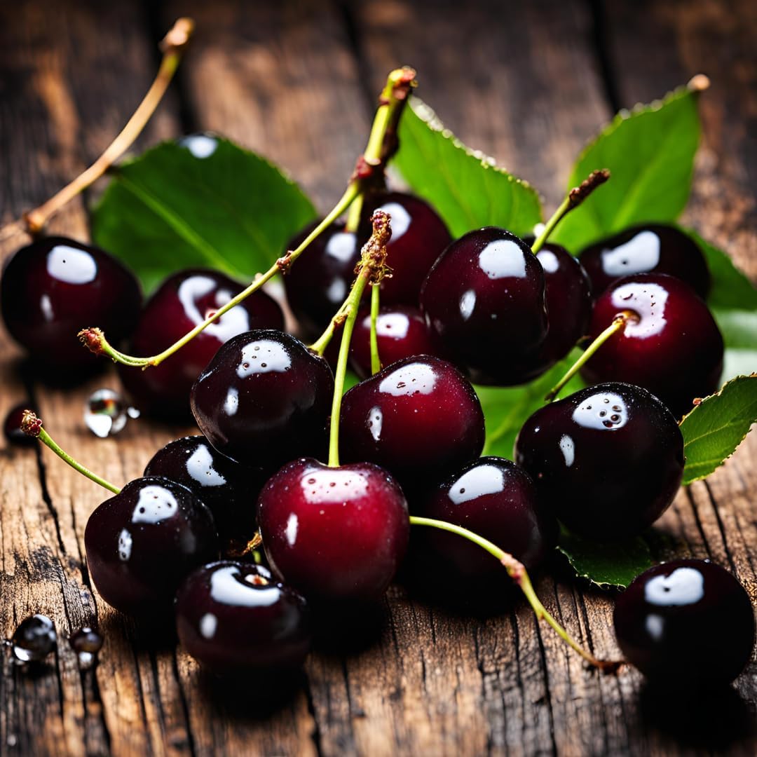 1OAK Soy Wax Scented Candles (Black Cherry) - Black Cherry Candle - Soy Candles for Home Scented