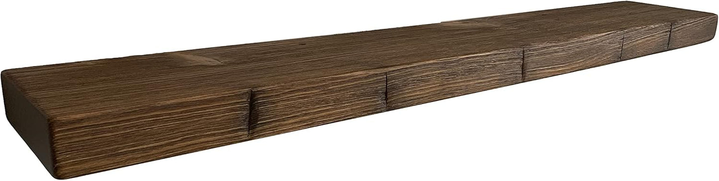 joelsantiques 48 Inch Wooden Floating Shelves for Wall - 48x9x2 in - Made of Natural Wood - Long