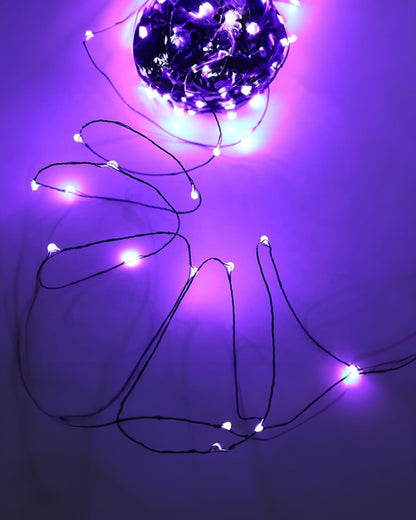 Twinkle Star 2 Pack Outdoor Solar String Lights, Total 80FT 240 LED Solar Powered Halloween