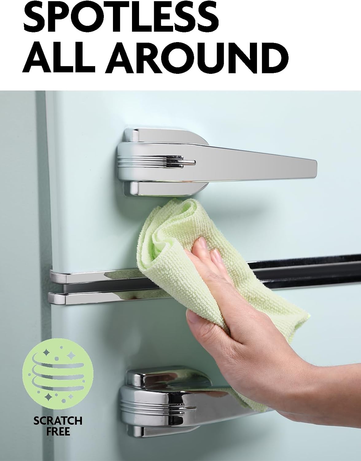 Fantasticlean Microfiber Cleaning Cloth Roll -75 Pack, Tear Away Microfiber Towels, 12" x 12"