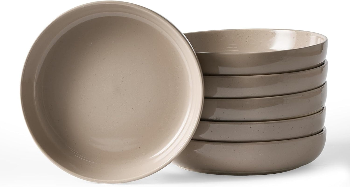famiware Milkyway 33 oz Bowl Set, Pasta Bowls Set of 6, Salad Bowls Perfect for Your Friend for
