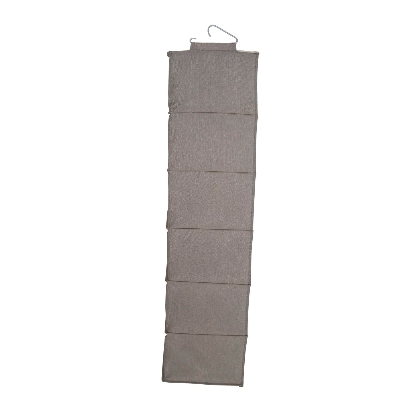Household Essentials 6 Shelf Hanging Closet Organizer, Hanging Closet Shelf, Fabric Poly Linen and