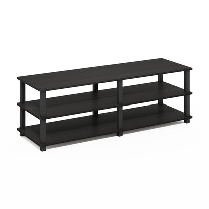 Furinno TURN-S-TUBE Shoe Rack, 3-Tier Wide Shoe Organizer, Open Shelf Rectangular Shoe Storage