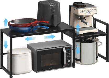 44.3 Inches Expandable Metal Storage Shelves,150LBS Heavy Duty Shelving Units and Storage For