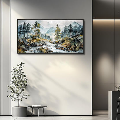 PHAOHUAXM Large Wall Art For Bedroom Wall Decor For Living Room Office Decoration Rivulet View