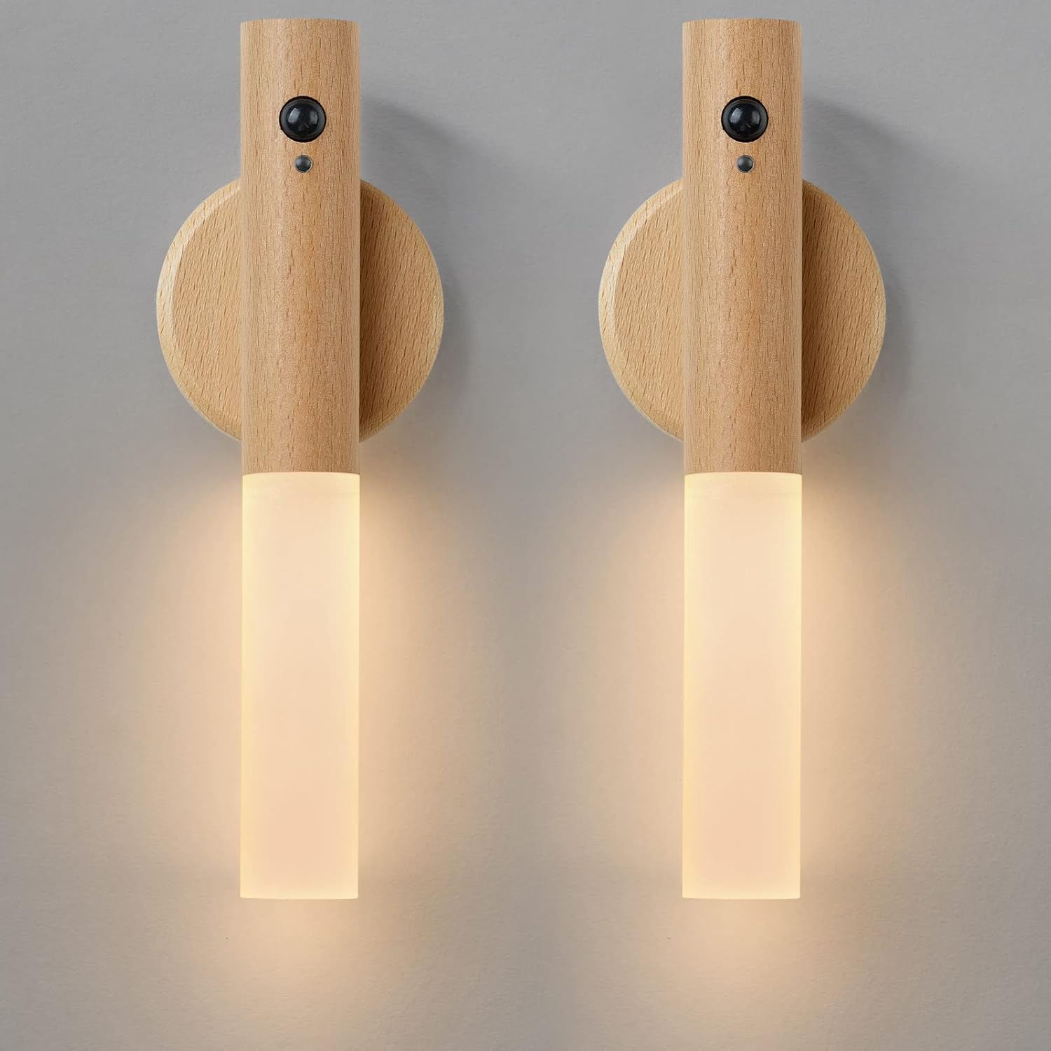 Montford Wall Sconces Set of Two Battery Operated, Motion Sensor Night Light Magnetic Wall Light
