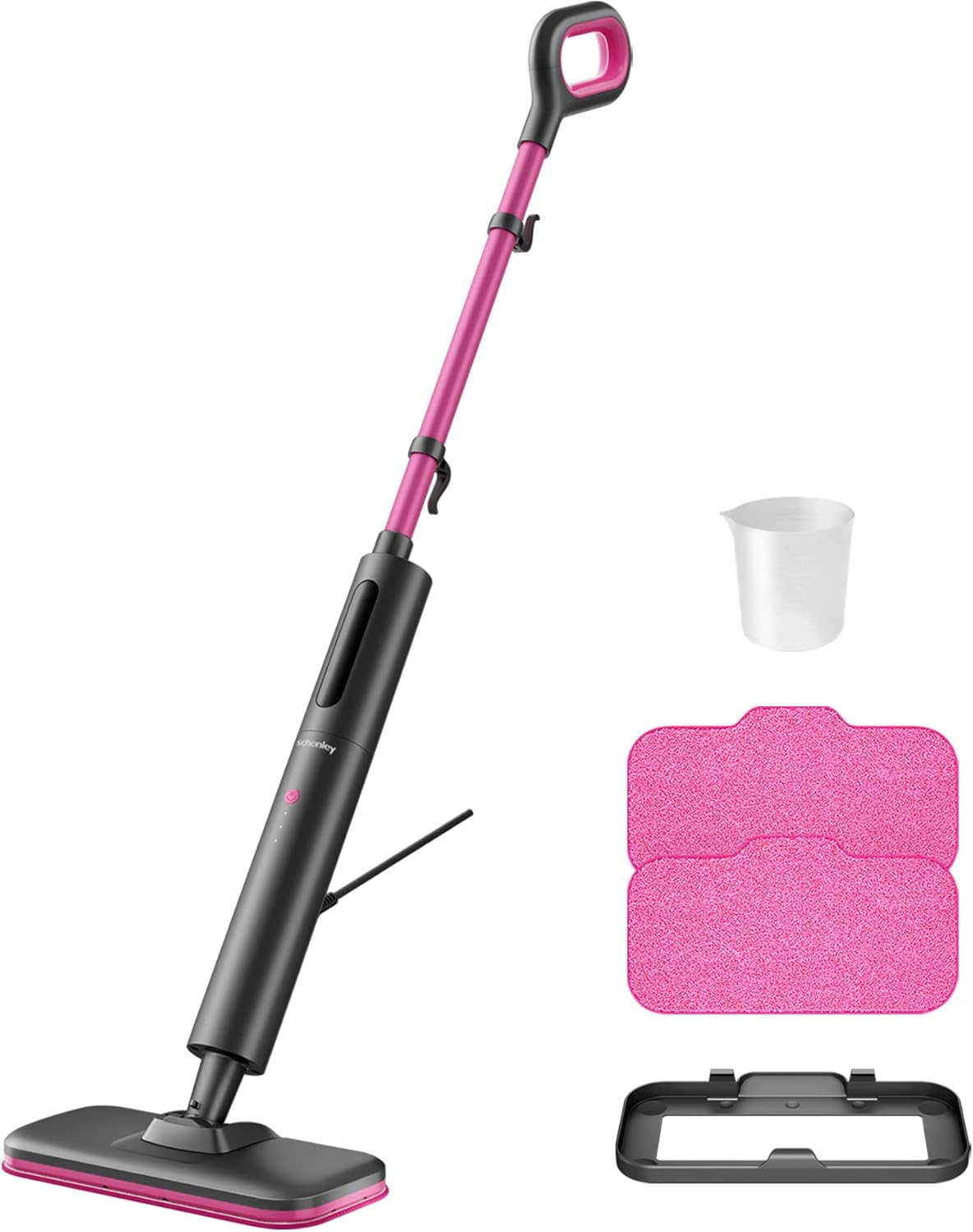 Schenley Steam Mop Cleaner Powerful - 15s Fast Heat-Up, Chemical-Free for Hardwood/Tile/Laminate &