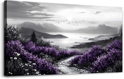KELIYUAN Large Canvas Wall Artwork Home Decoration Painting Black And White Landscape Modern Print