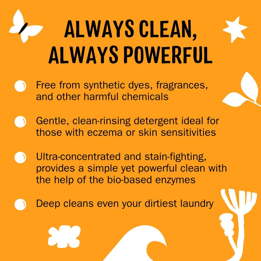 Molly's Suds Liquid Laundry Detergent | Clean Laundry Detergent Soap for Sensitive Skin | 2x