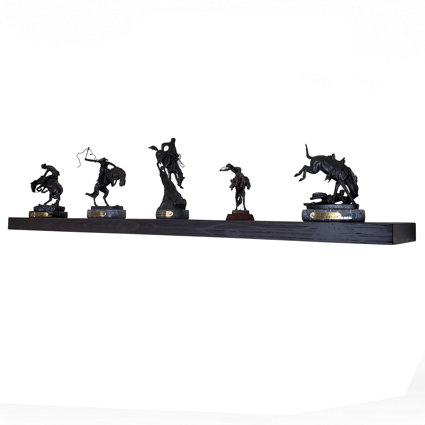 joelsantiques 72 Inch Wooden Floating Shelves for Wall - 72x12x2 in - Made of Natural Wood - Long