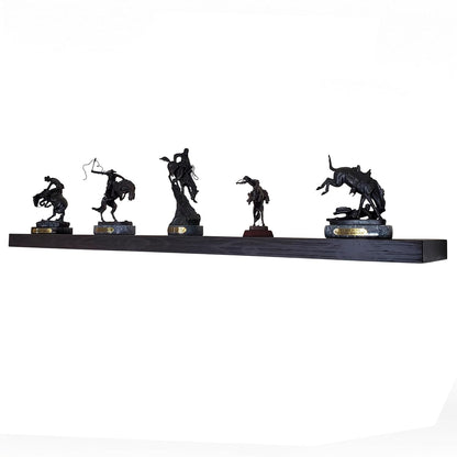 joelsantiques 72 Inch Wooden Floating Shelves for Wall - 72x12x2 in - Made of Natural Wood - Long