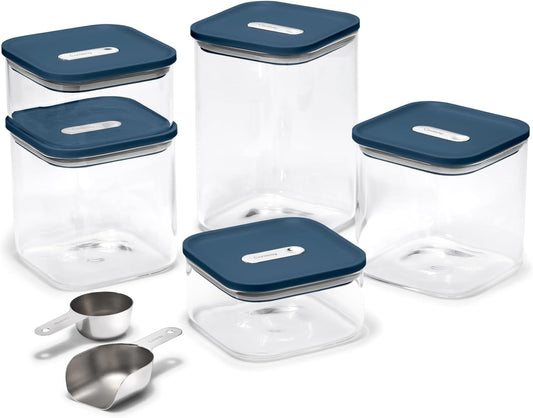 Caraway 14-Piece Glass Airtight Food Storage Containers with Lids – Non-Toxic, BPA-Free Kitchen