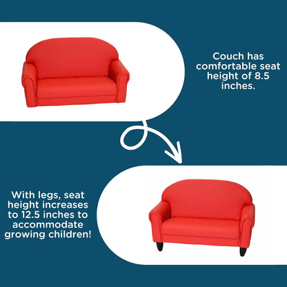 Children's Factory As We Grow Toddler Sofa, Flexible Seating for Daycare or Preschool, Kids Reading