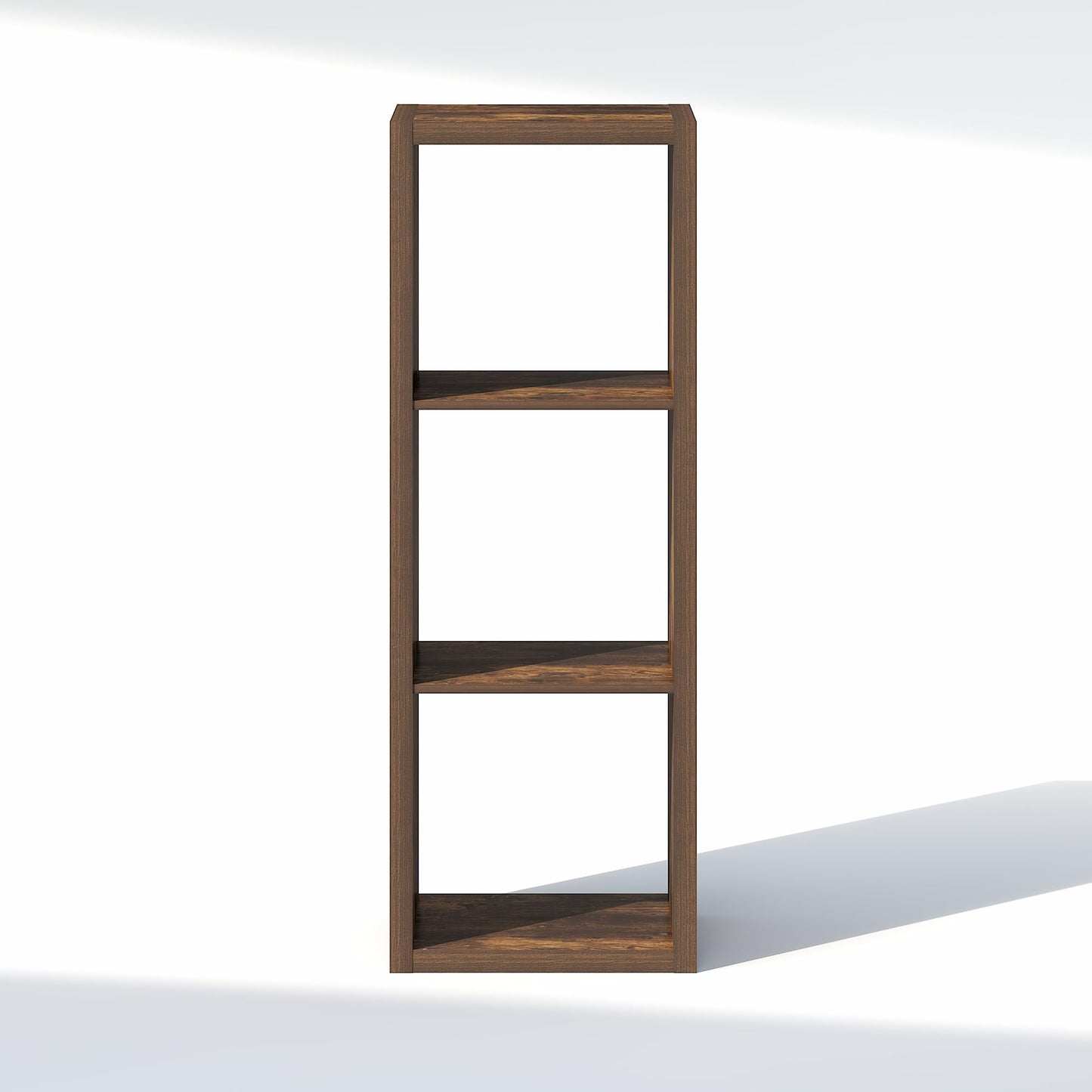 Furinno Cubic Extra Thick 3-Cube Closet Organizers and Storage, Amber Pine