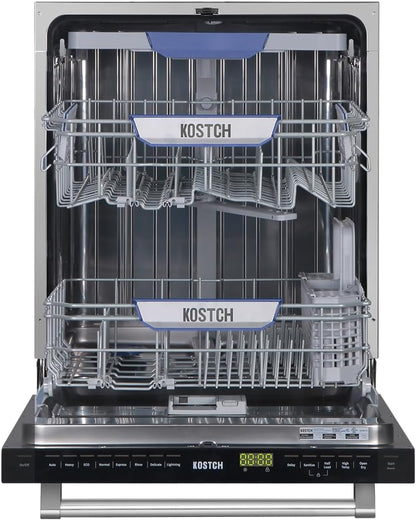 Large Capacity 24 inch Top Control Built-In Dishwasher with Third Rack ??ENERGY STAR Certified