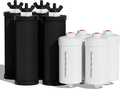 Purewell 8-Stage PF-3&FL-2 Purification Elements Set, Replacement Filters for ProOne® and Berkey®