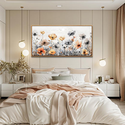 ZUITINGHUA Large Wood Framed Wall Decor For Living Room Canvas Wall Art For Office Modern Wall