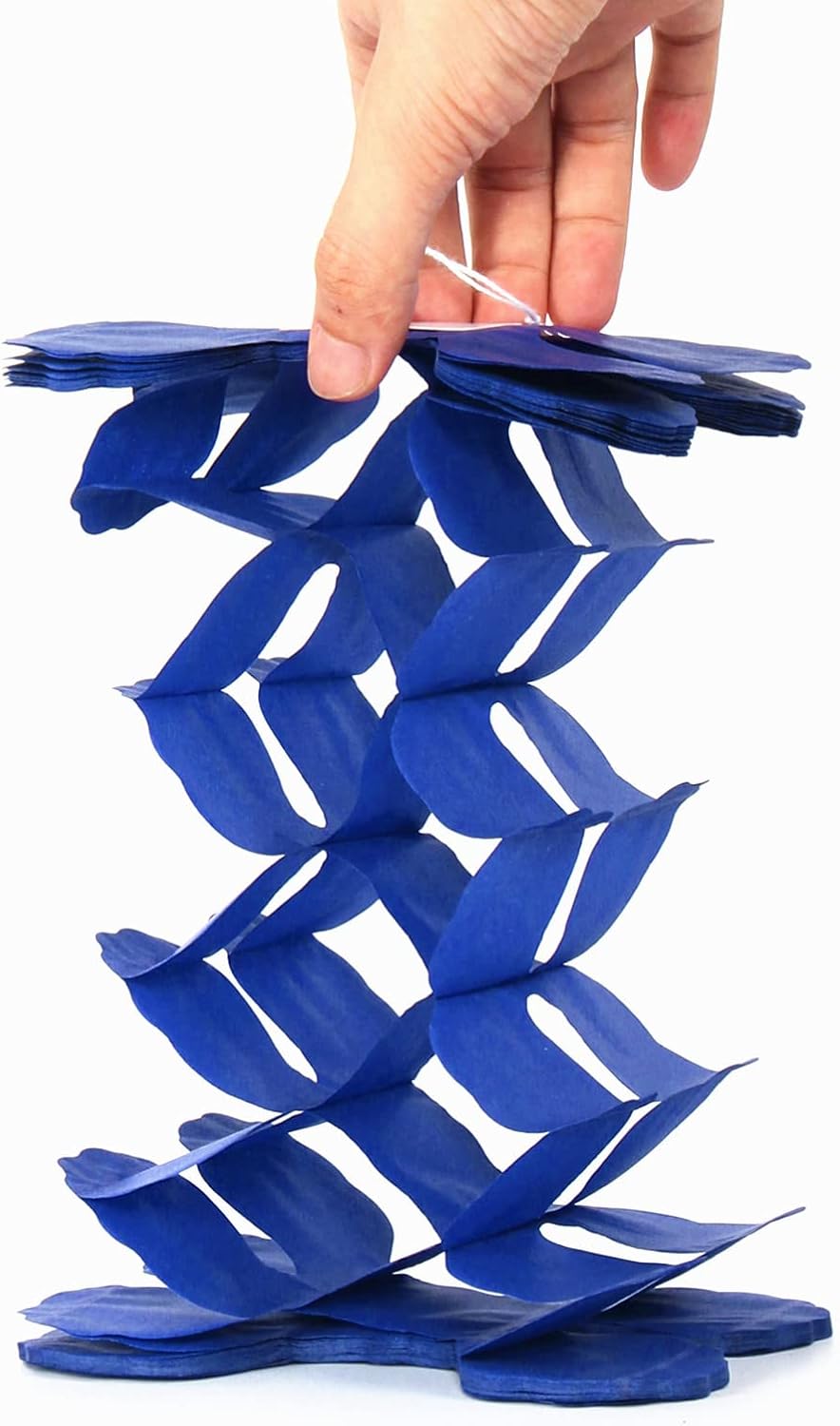 Navy-Blue Black-Silver Party-Decorations Streamers Garland - 157Ft Graduation Four-Leaf Clover