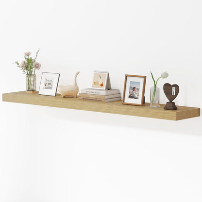 Dreamland 55 Inches Floating Shelves for Wall, 9.3" Deep Long Floating Shelves Set of 1, Large
