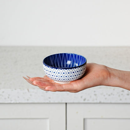 Ceramic Dipping Bowls Set - 4 Oz Small Dessert Bowl 3.5 Inch Porcelain Small Bowls for Side Dishes