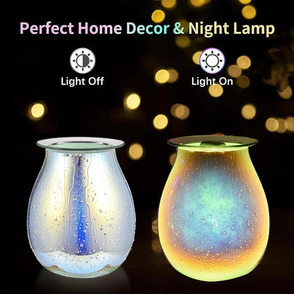 Dicimi Wax melt Heater, Electric Fuel Heater, Glass Wax Heater - for Home, Kitchen, Living Room