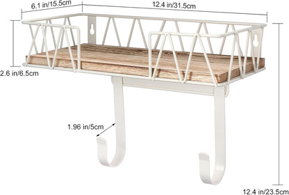 TJ.MOREE Ironing Board Hanger Wall Mount - Laundry Room Decor Iron and Ironing Board Holder with