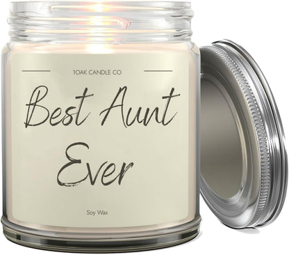 1OAK Vanilla Scented Candles - Aunt Candle - Best Aunt Gifts for Christmas from Niece, Nephew