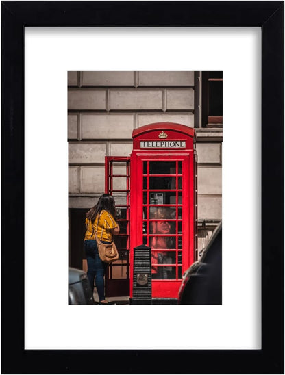 11x14 Picture Frame Set of 6, Display Pictures 8x10 with Mat or 11x14 Without Mat for Wall