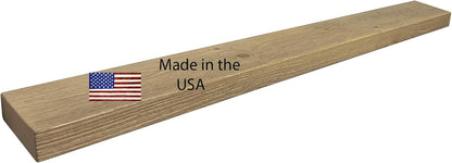 joelsantiques 72 Inch Wooden Floating Shelves for Wall - 72x6x2 in - Made of Natural Wood - Short