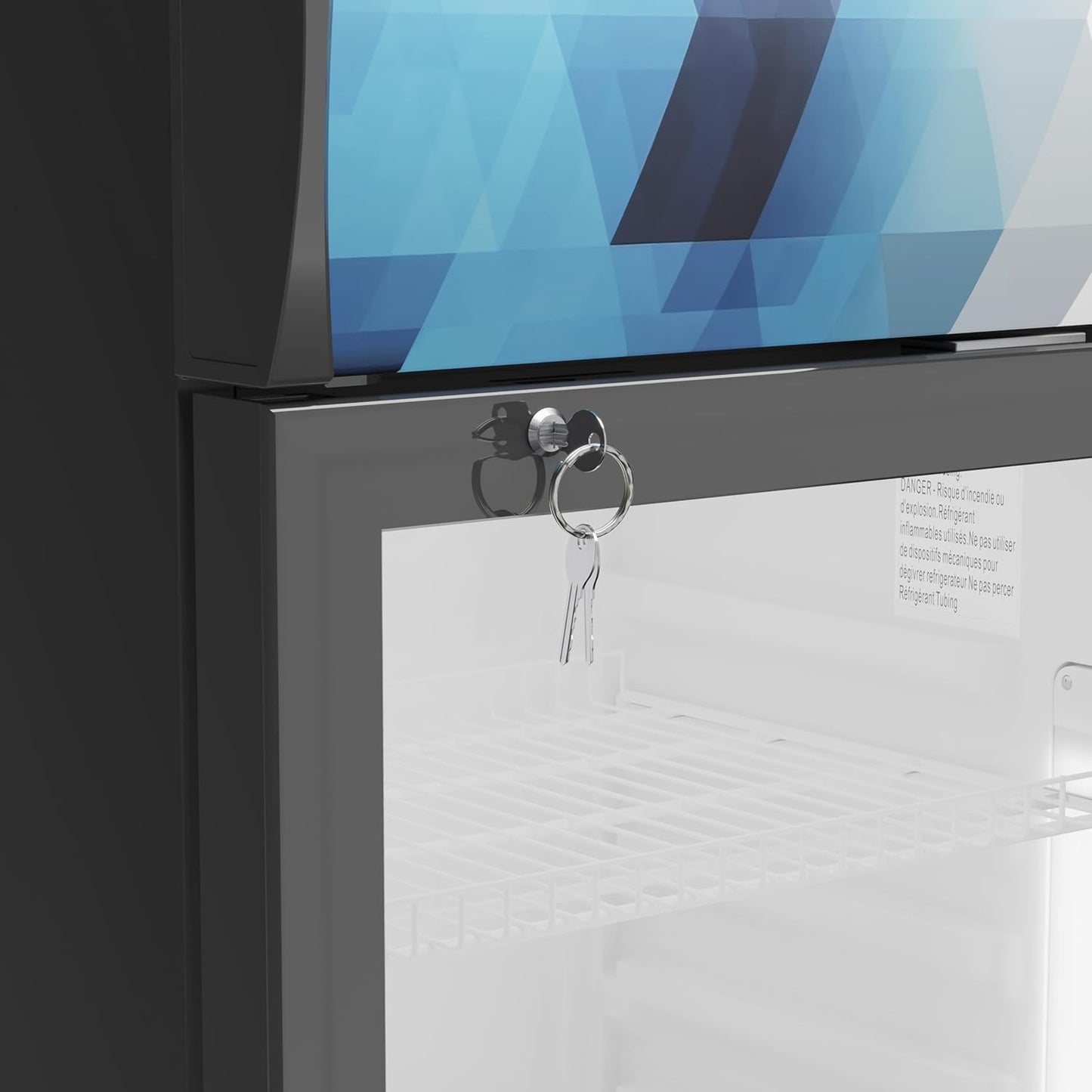 KoolMore DGDR-1D-9C 22 in. 9 Commercial One Glass Door Beverage Display Merchandiser Refrigerator