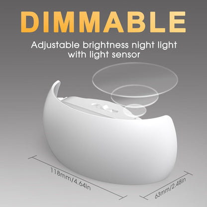 Briignite Night Light, Night Lights Plug into Wall, Backlit, Auto Dusk to Dawn Sensor, 0-100LM