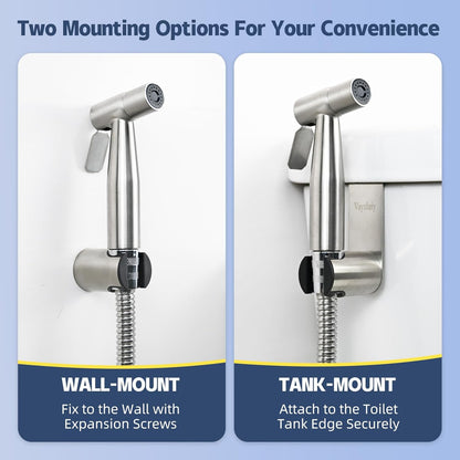 Handheld Bidet Sprayer for Toilet - Bidets for Existing Toilets Adjustable Water Pressure with