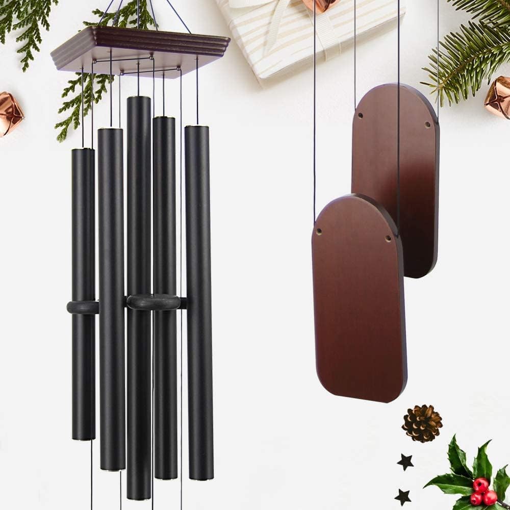 ASTARIN Large Wind Chimes Outdoor 48 Inch Sympathy Wind Chime with 5 Heavy Aluminum Tubes Tuned