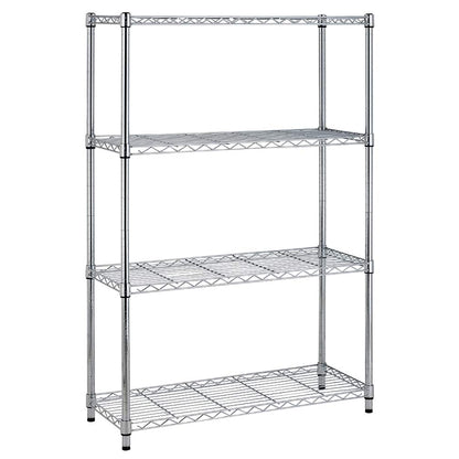 BestOffice Adjustable Wire Shelving Storage Shelves Heavy Duty Shelving Unit for Small Places