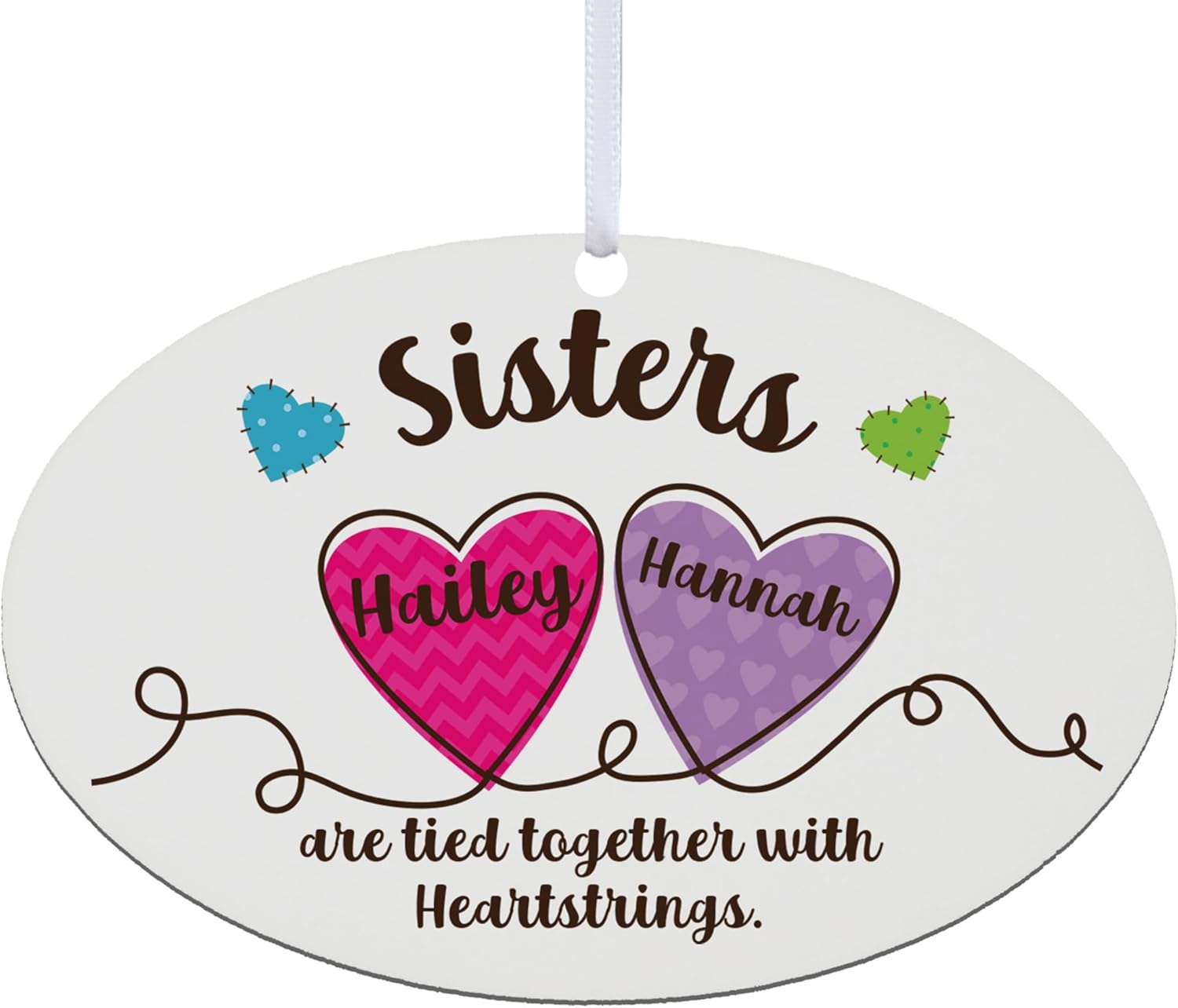Let’s Make Memories Personalized Christmas Ornament - for Sisters - 2024 Christmas Ornament