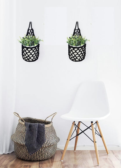 2PK Wall Planters for Indoor Plants, Macrame Plant Hanger | Wall Planter, Plant Hanger, Hanging