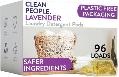 The Clean People Laundry Detergent Pods - Hypoallergenic Laundry Pods - Ultra Concentrated