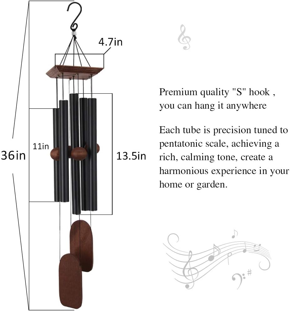 Astarin Wind Chimes Outdoor Deep Tone, Memorial Wind Chimes Outdoor, Gifts for Housewarming/ Mother