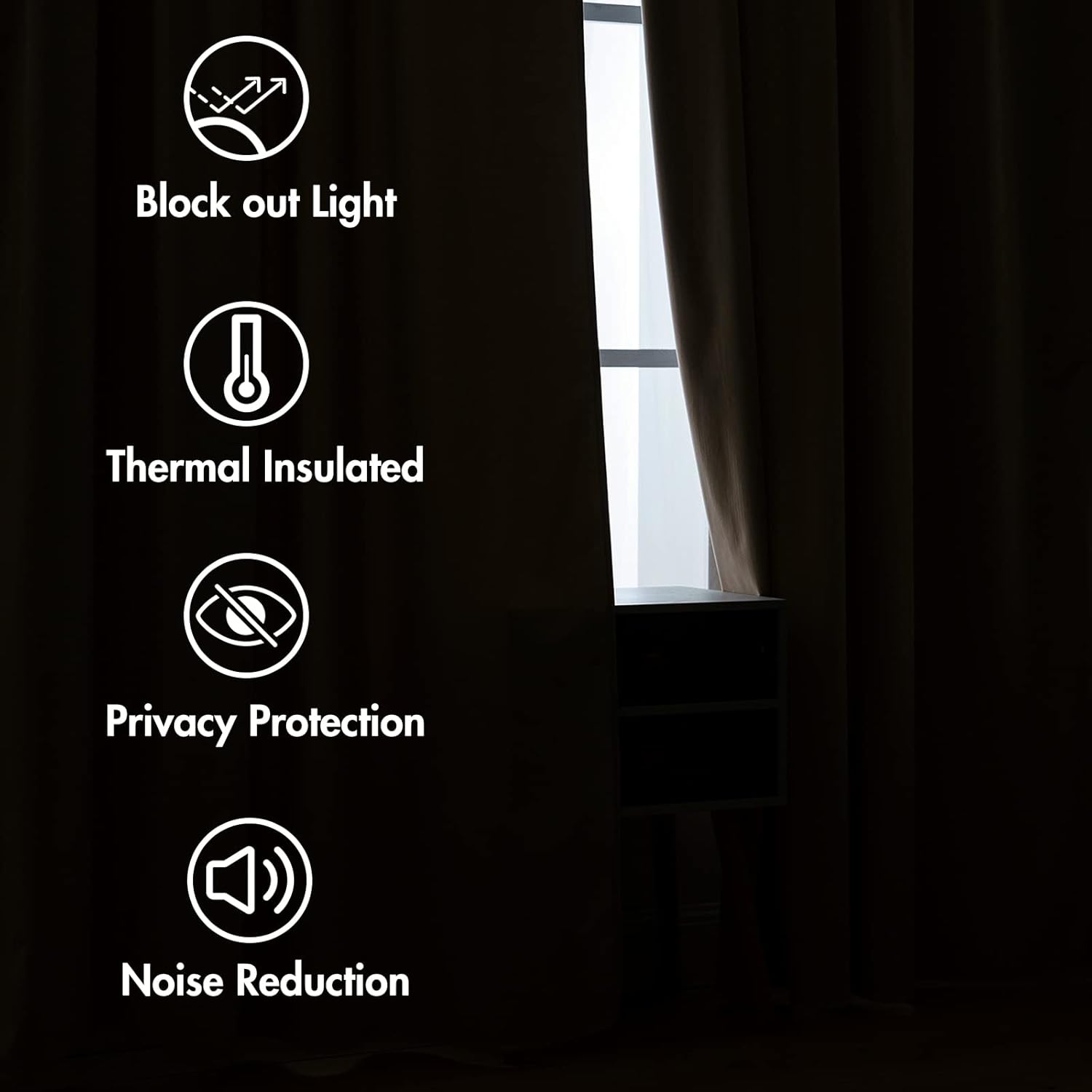 MIULEE Velvet Curtains 108 Inches Long 2 Panels - Pinch Pleated Luxury Room Darkening Curtains for