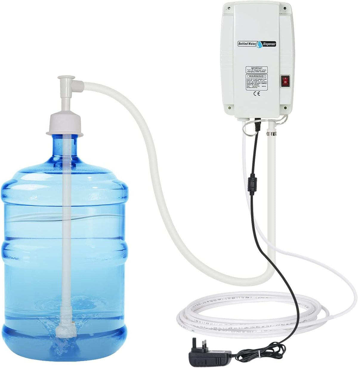Bottled Water Dispenser Pump System with Single Inlet, 110V 60PSI Drinking Water Electric Water
