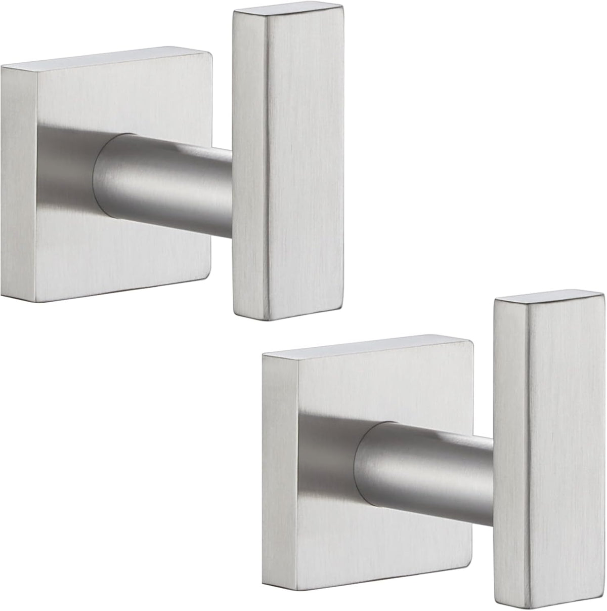Angle Simple Bathroom Towel Hook 2 Pack, SUS304 Stainless Steel Bath Robe Holder, Modern Coat Hook