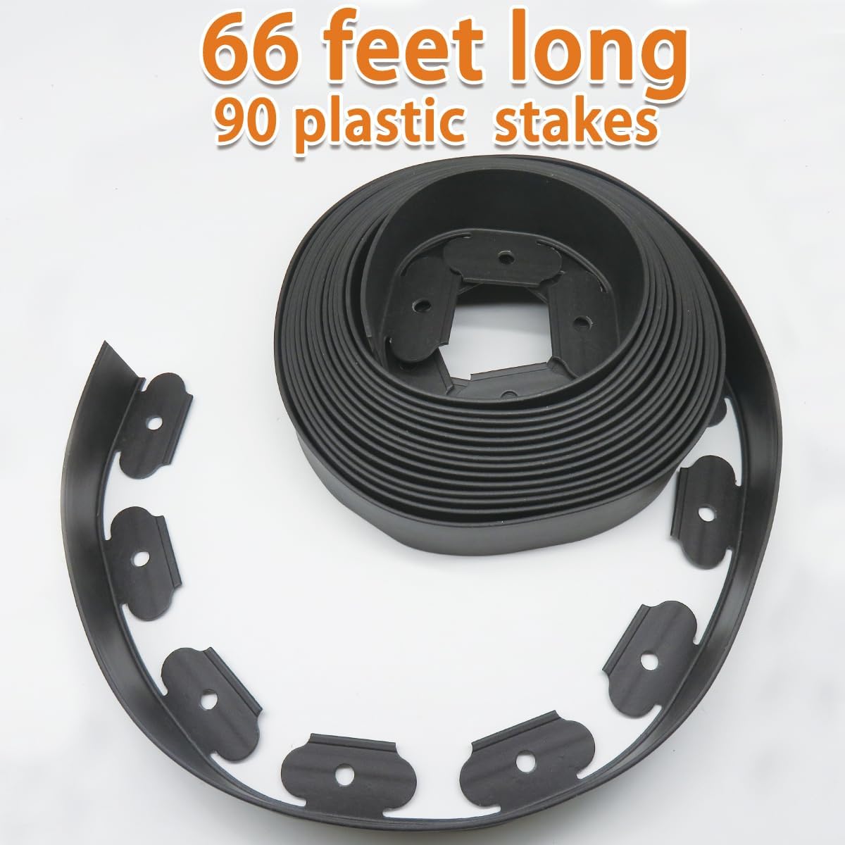 Landscape Edging Border, Plastic Edging for Landscaping, Garden Edging Border,Lawn Edging no